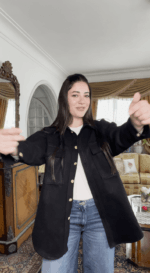 جاكت جوخ اسود فاخر - FirstOne Fashion