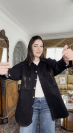 جاكيت جوخ تركي اسود - FirstOne Fashion