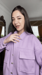 جاكيت جوخ تركي لافندر - FirstOne Fashion